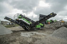 The Falcon 820 can work in multiple applications, such as sand and gravel, crushed stone, coal, topsoil, and demolition waste