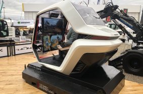 Remote-controlling operator cabin
