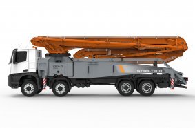The new super-compact K50L truck pump