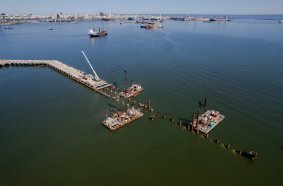 Capurro port in Uruguay 