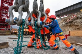 A steady hand – Fabio Egger, part of the fourth generation of the family business, gets to work.