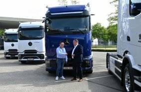First Belgian eActros 600 vehicles delivered to VM Milktrans and Sovedo Logistics