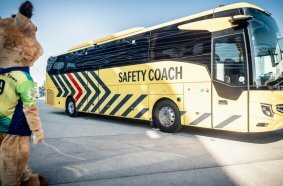 Mercedes-Benz Safety Truck and Safety Coach promote road safety for children