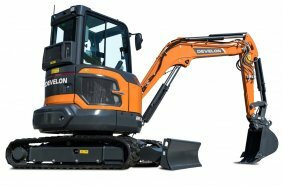 DEVELON to Premiere DX10Z-7 Mini-Excavator at Galabau