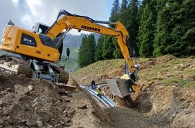 MB Crusher at the Service of Ski Infrastructure and High-Altitude Works
