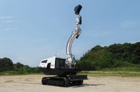 Next-Gen work machine prototype with Force Control Technology.