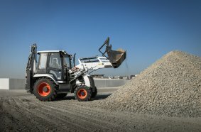Bobcat B730 backhoe loader
