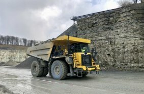 The machine is designed specifically for continuous operation in quarrying, ensuring maximum productivity at minimum cost per ton.