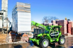 The Merlo P35.11 telehandler is a powerful and flexible solution for meeting a wide range of construction and structural needs.