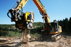 MB Crusher at the Service of Ski Infrastructure and High-Altitude Works