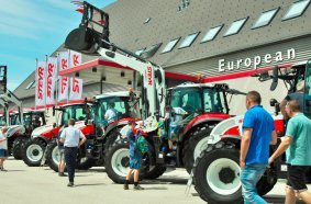 STEYR Open Days Tractors on display