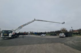 and an outreach of up to 42 metres.