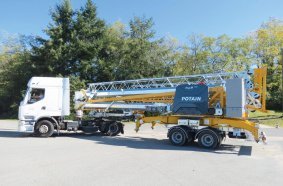 Potain self-erecting cranes in action around the world.