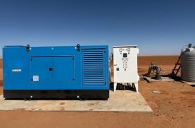 Gensets working in Algeria