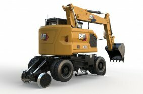 Caterpillar M323 rendering
