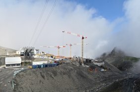 Potain tower cranes triumph in remote French Alps cable car project
