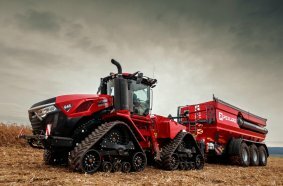 Case IH Quadtrac heavy duty suspension field