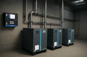 Atlas Copco developed the dry screw vacuum pump DHS 3000 VSD+ specifically for massive flow industrial applications.