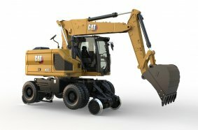 Caterpillar M323 rendering