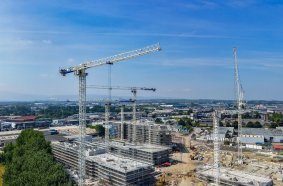 Irish Crane & Lifting supplies five Raimondi flat-tops for one of Ireland´s largest residential developments