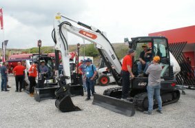 Bobcat Stand Very Busy on First Day of Hillhead 2024