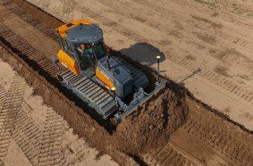 Develon and Leica Geosystems Expand 3D Machine Control Options for DD130-7 Dozer