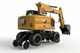 Caterpillar M323 rendering