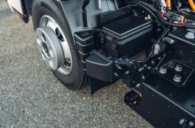FUSO eCanter 7C18e with new short range radar sensor