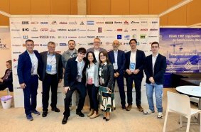 The Anmopyc team and the international press delegation