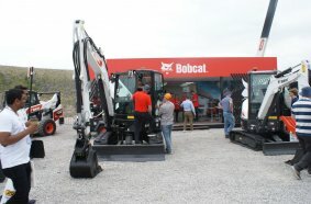 Bobcat Stand Very Busy on First Day of Hillhead 2024