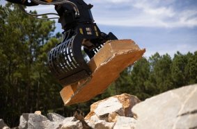 Cat G308 Demolition and Sorting Grapple for Mini Excavators