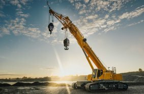 The new LTR 1150 complements Liebherr´s portfolio of telescopic crawler cranes.