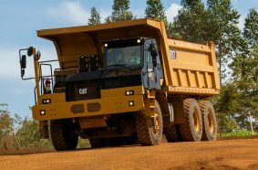 Cat® 707 wide body truck