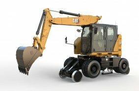 Caterpillar M323 rendering