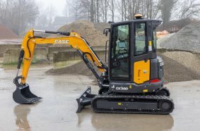 CASE Construction Equipment next-gen mini excavator