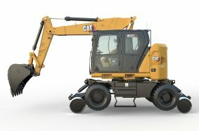 Caterpillar M323 rendering