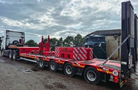 The first forced-steered version of the »STEPSTAR« on the roads of the UK.