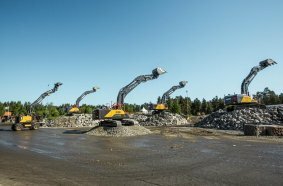 Volvo Days is a demonstration of Volvo CE’s leading product line-up.