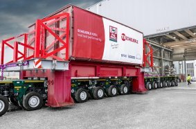 Extreme load, maximum stability – The SCHEUERLE K25 axle lines demonstrate their performance in a demanding 450-tonne ballast test.