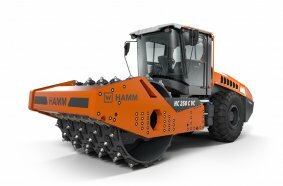 New compactor with VC crusher drum (vibration crusher): For crushing and compacting stone, Hamm presents the HC 250 C VC model, suitable for Tier 3 markets.