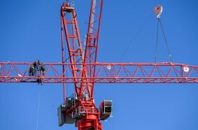 One WOLFF crane assembles