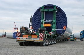 The Goldhofer solution ensures maximum safety even at high inclination angles