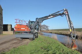 ATLAS 165W Excavator Delivered to Sutton and Mepal Internal Drainage Board
