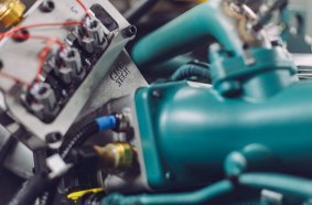 Volvo Penta hydrogen dual fuel engine
