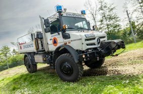 Unimog U 5023 at the Federal Office for Civil Protection and Disaster Assistance