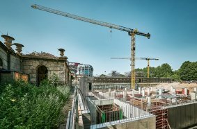 The historic De Montel stables are being integrated into the new facility.