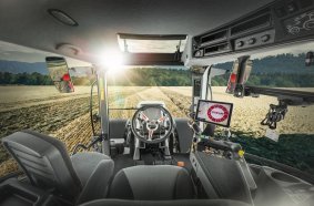 STEYR Impuls CVT inside the cab