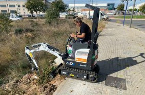 First Bobcat Electric Mini-Excavator in Spain for Rent