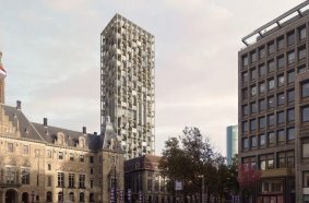 After its completion, the multi-purpose building of POST Rotterdam will be a striking example of blending modern architecture with the renovation of historical buildings.