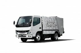 FUSO eCanter with garbage truck application